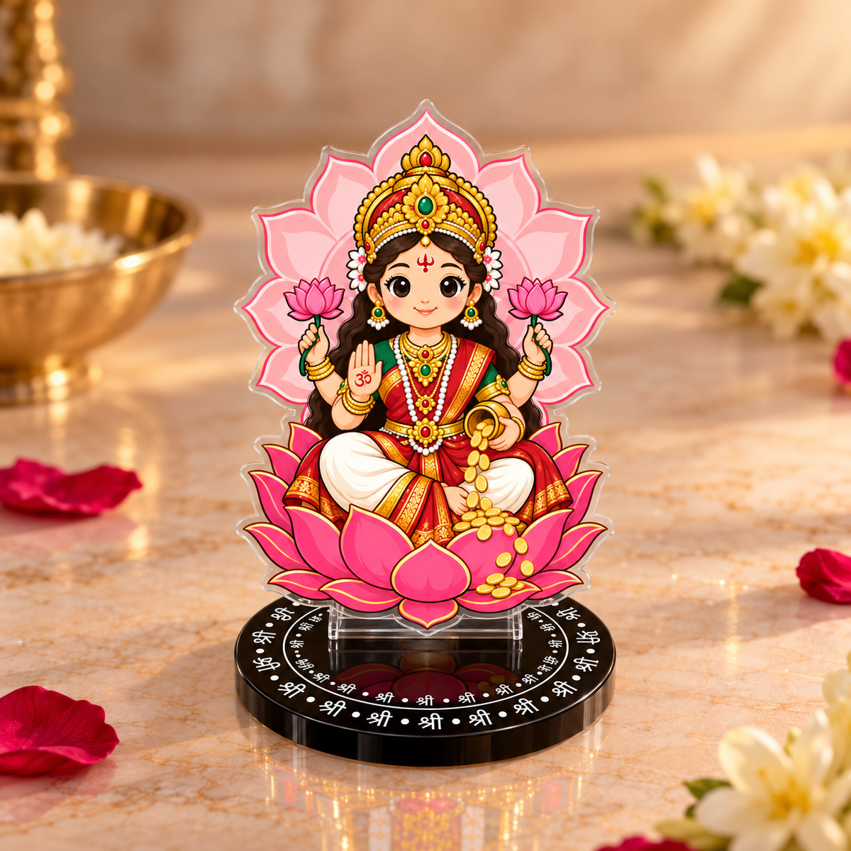 Lakshmi Ji Divine Standee