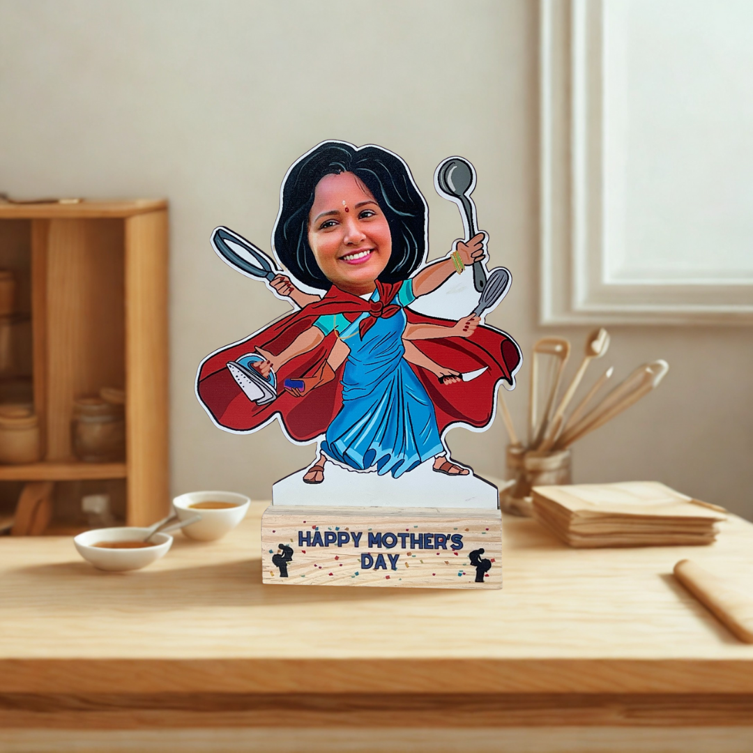 Caricature - HomeMaker SuperMom