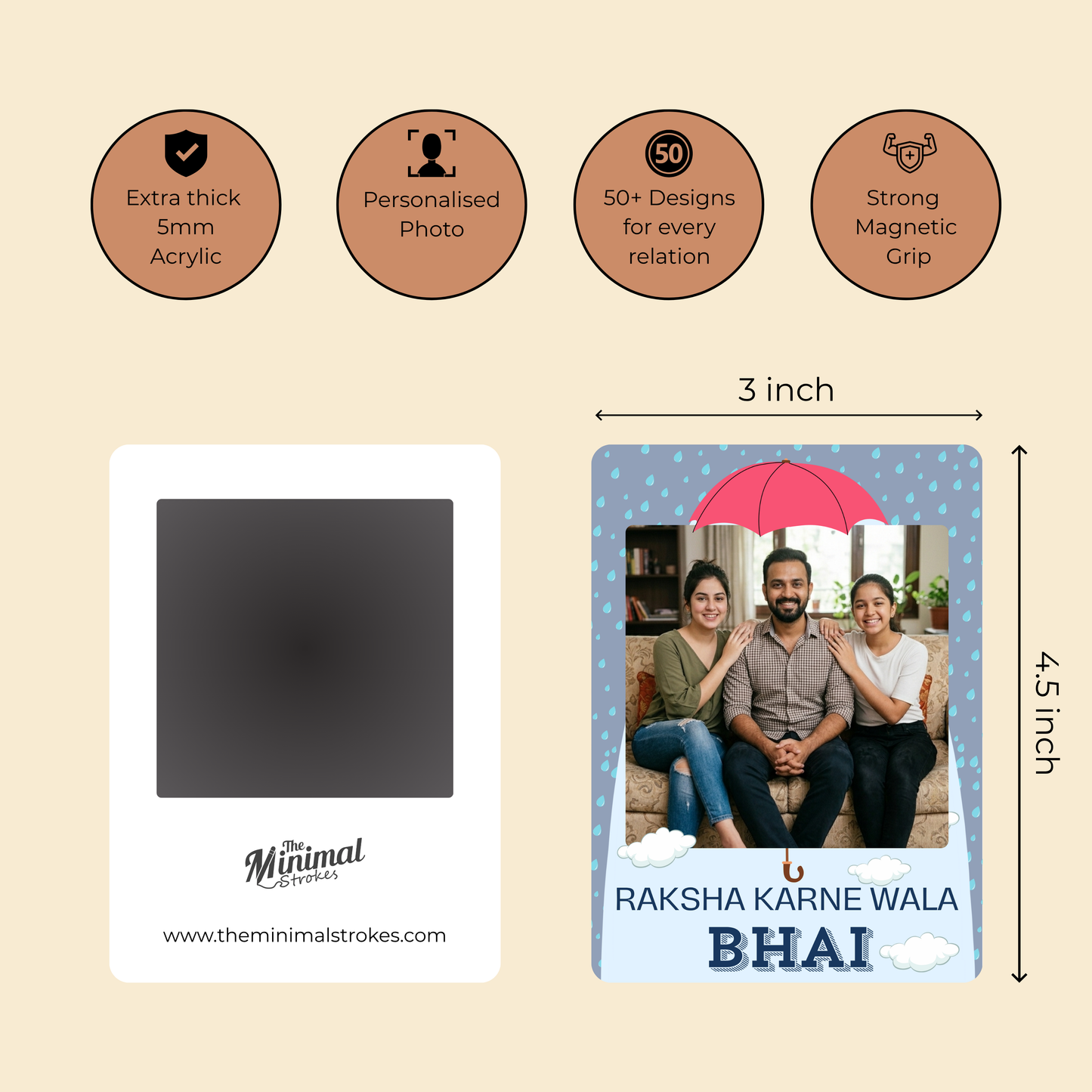 Combo 2 for Bhai Bhabhi- Raksha Karne Wala Bhai, Pyaar Barsane Wali Bhabhi