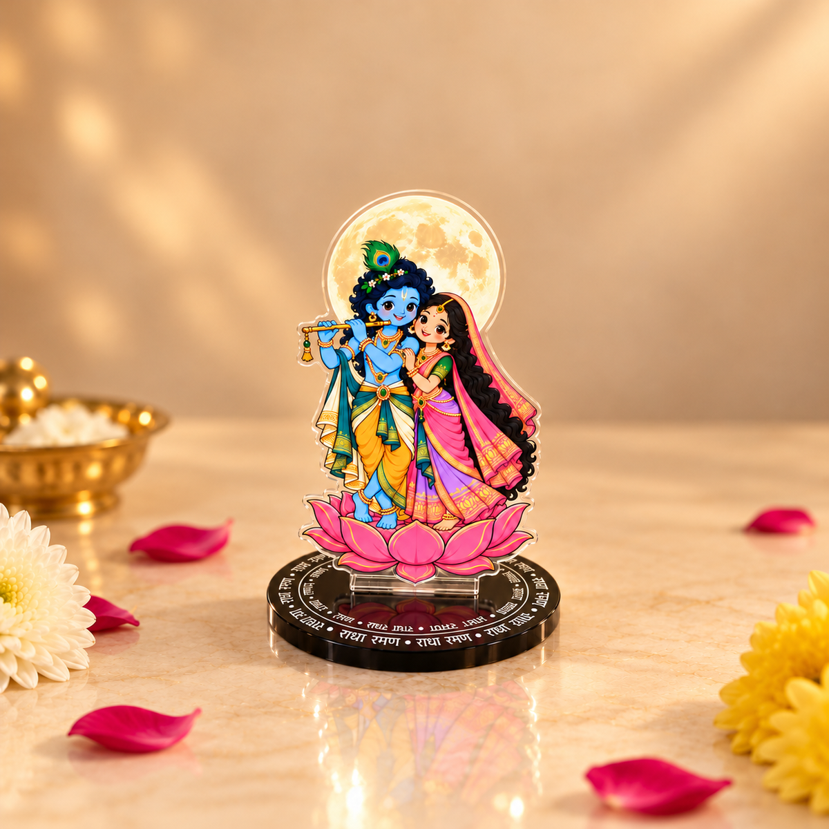 Radha Krishna Divine Standee