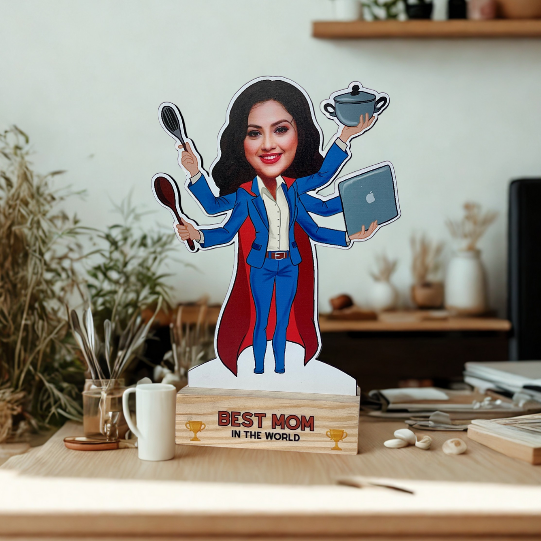Caricature - Working SuperMom