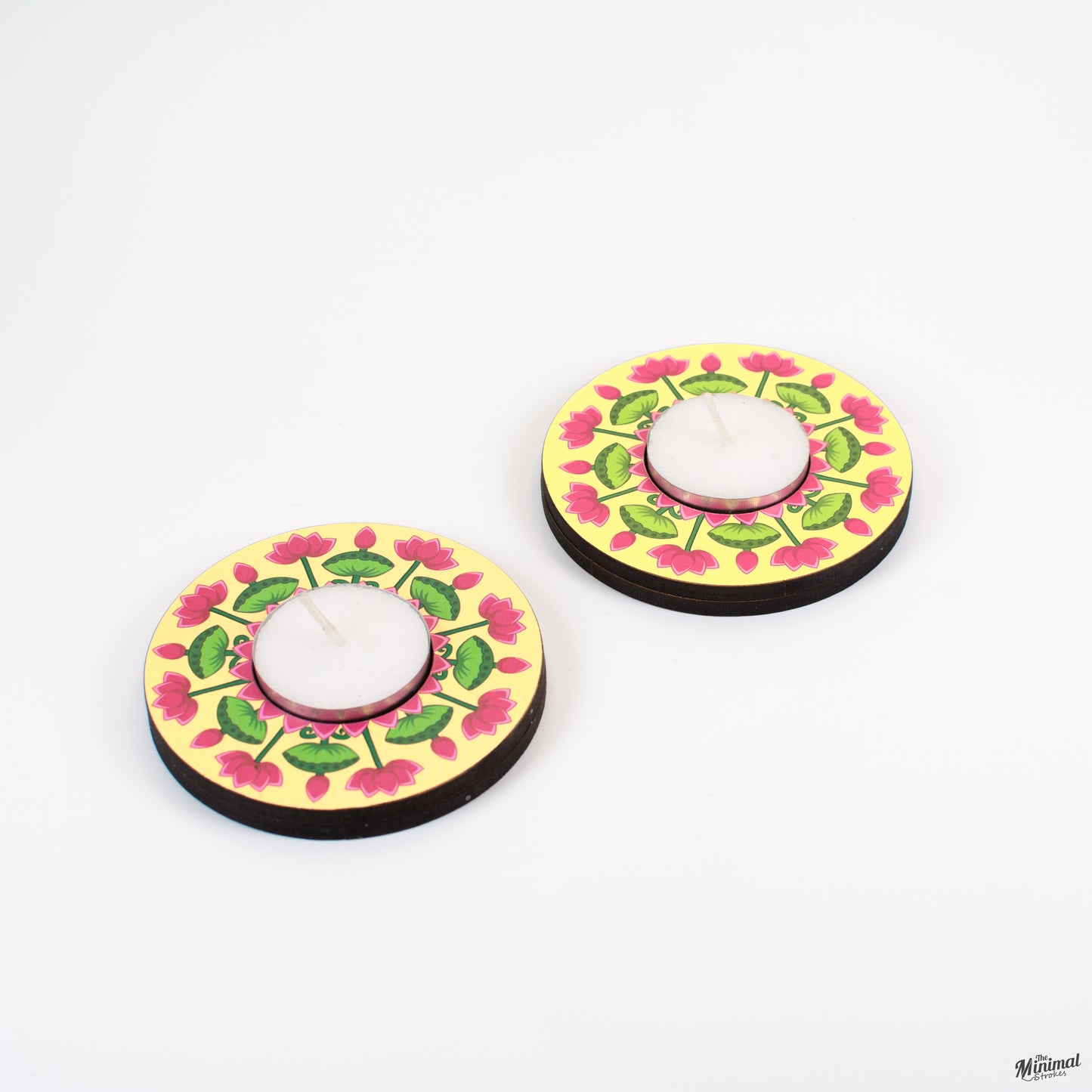Diya Holder - Lotus (Pack of 2)