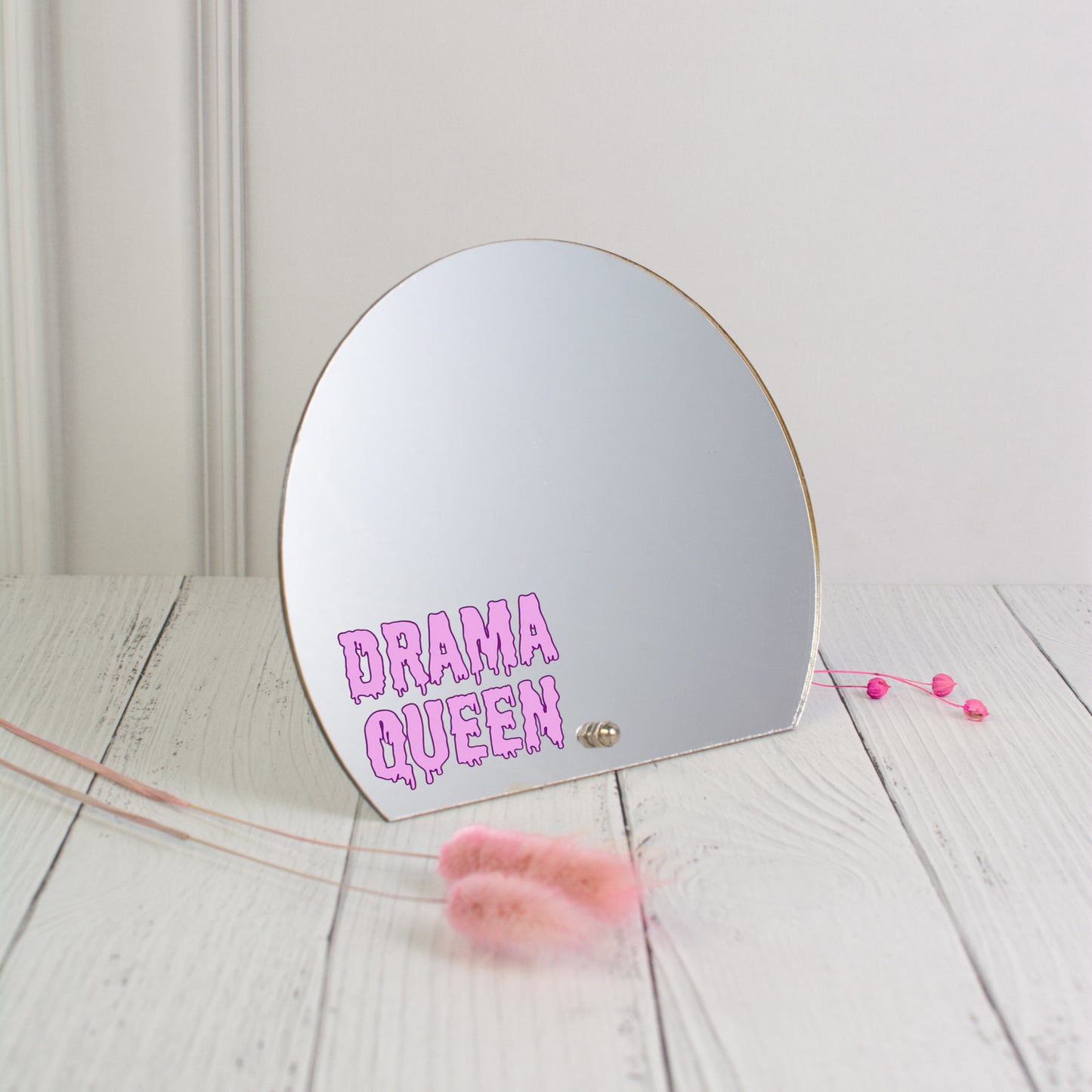 Printed Mirror - Drama Queen