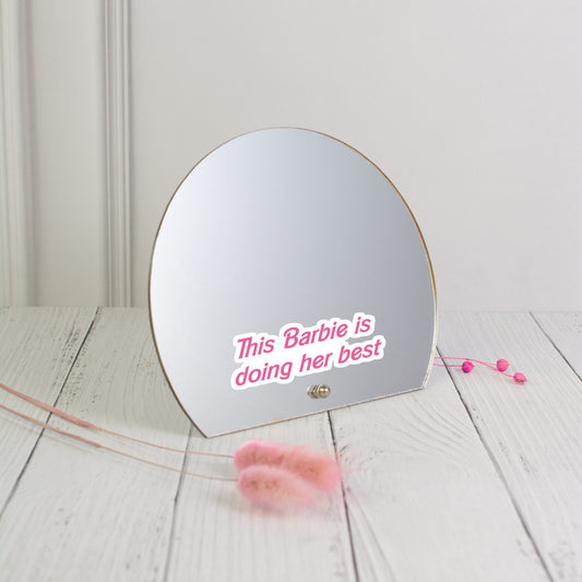 Printed Mirror - Barbie