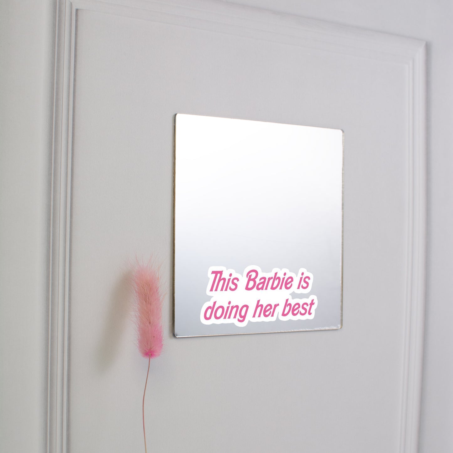 Printed Mirror - Barbie