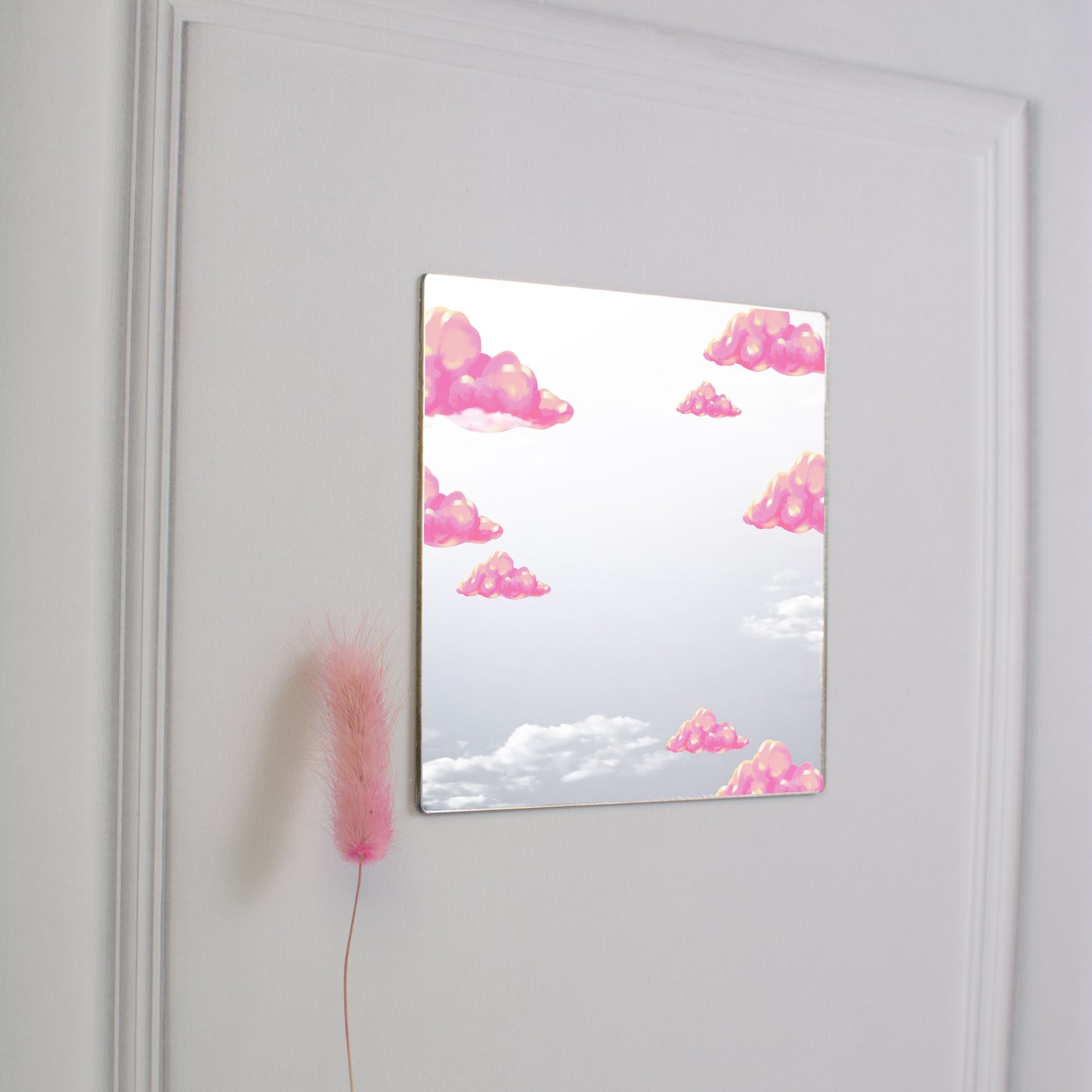Printed Mirror - Pink Blossom