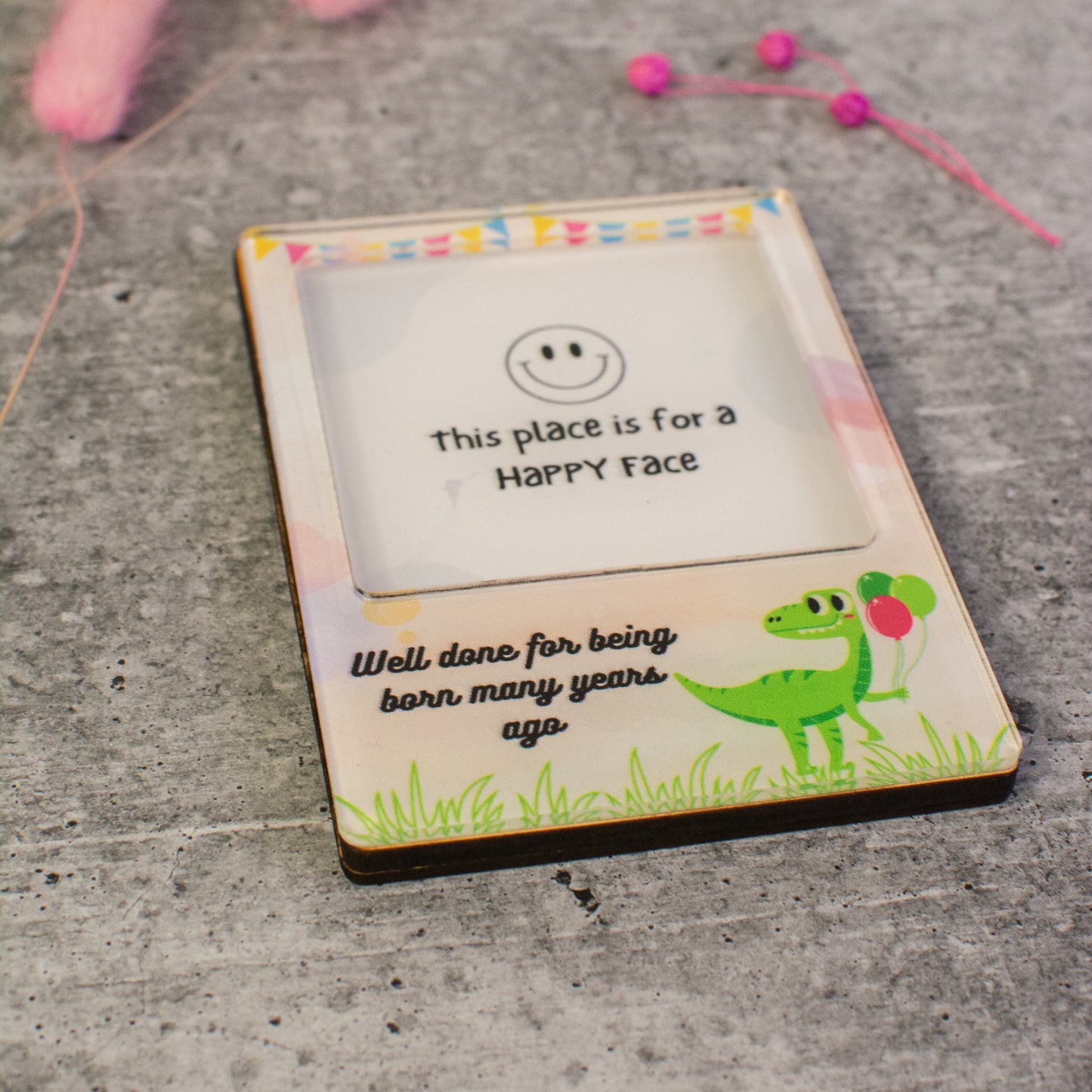 Fridge Magnet - Birthday Dinosaur