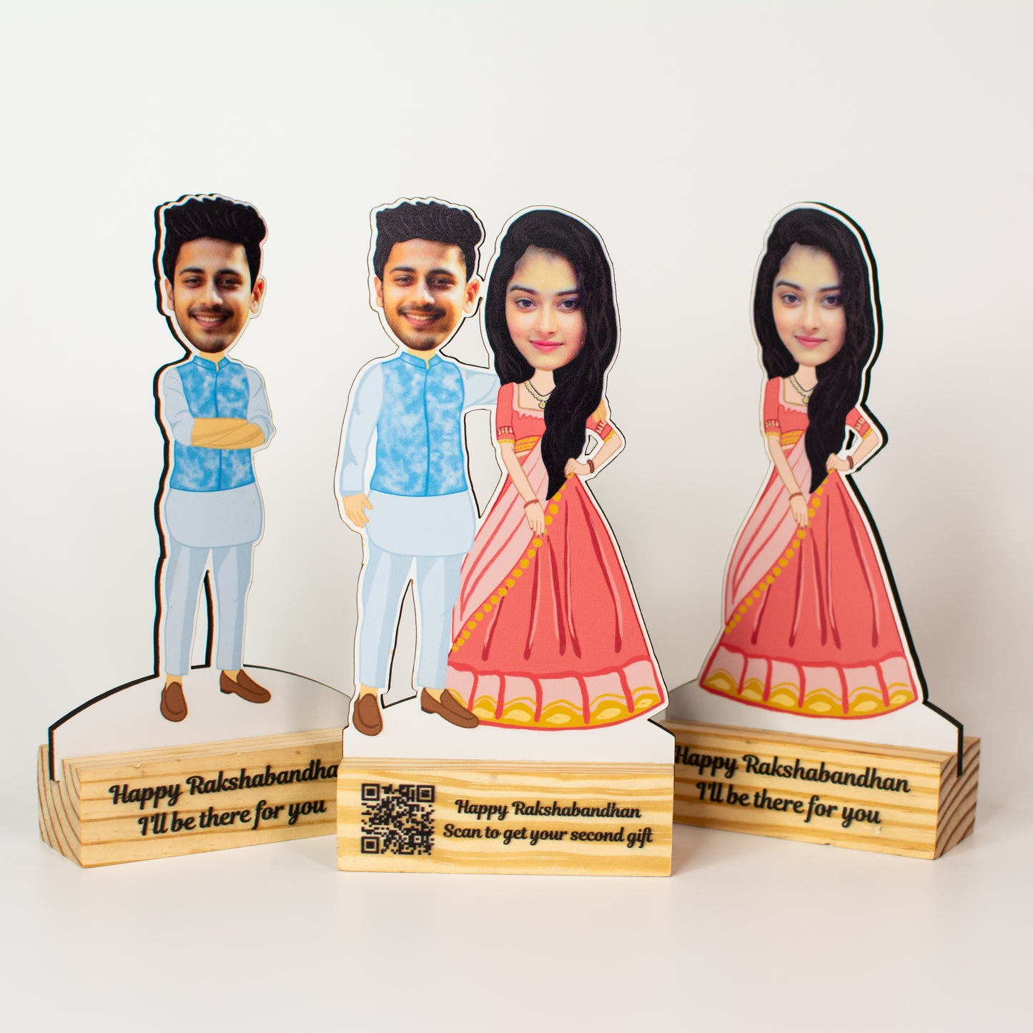 Caricature - Brother-Sister Duo