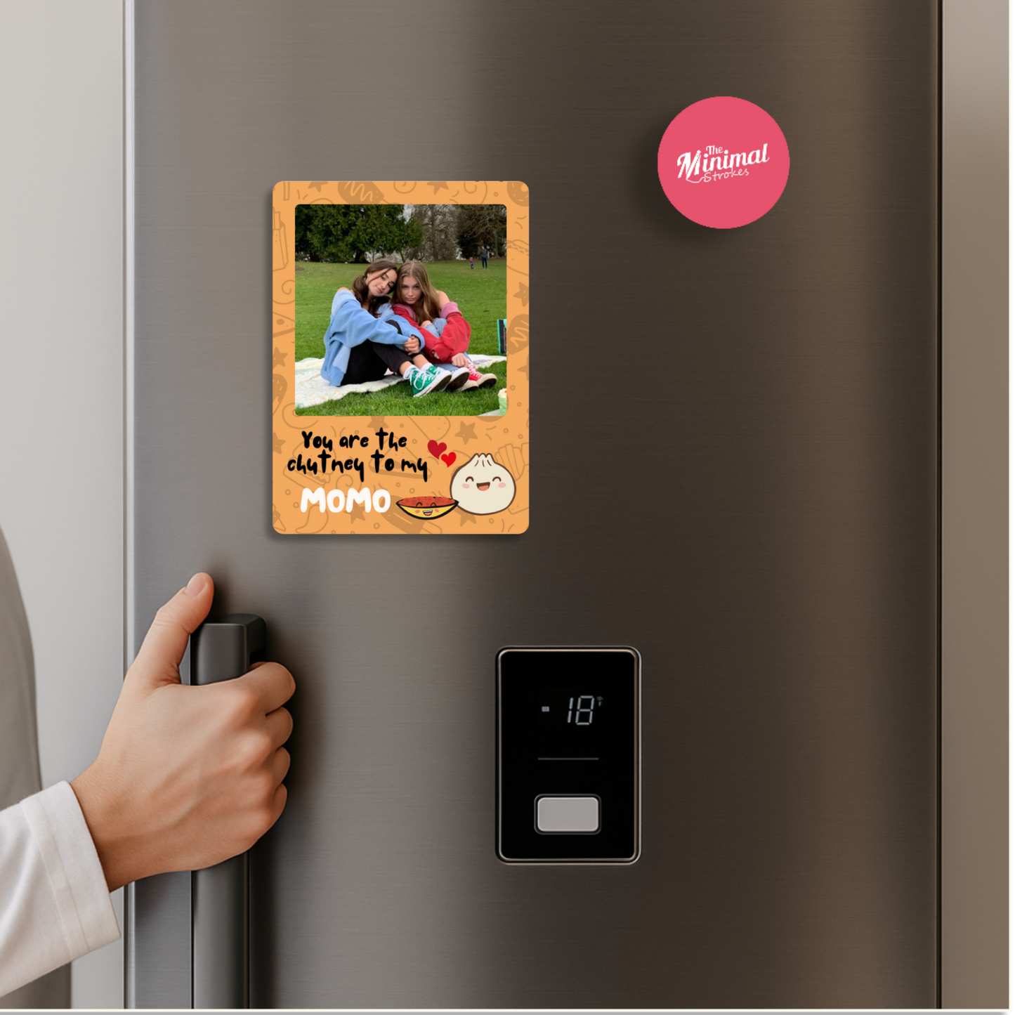Fridge Magnet - Chutney to my Momo