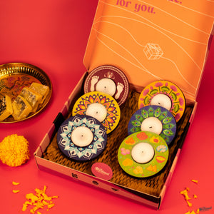 Diya Holder - Assorted Hampers for Diwali