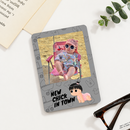 New Baby Personalised Photo Magnet