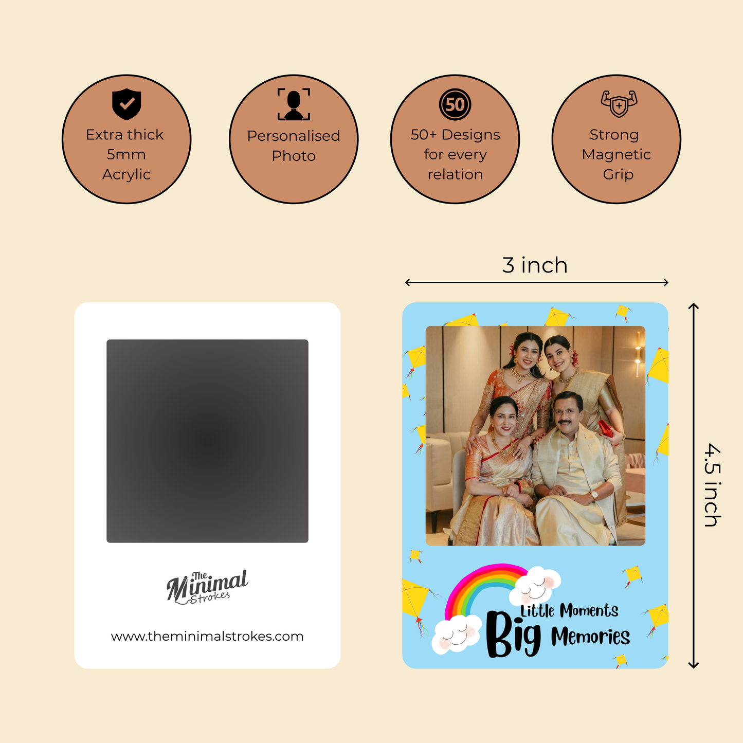 Little Moments Big Memories Magnet