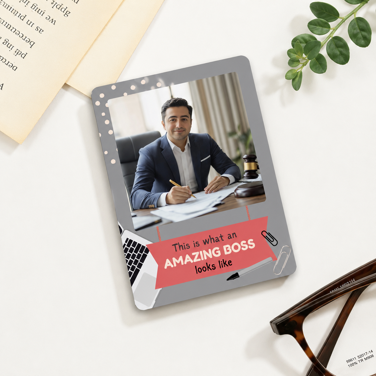 Amazing Boss Personalised Photo Magnet