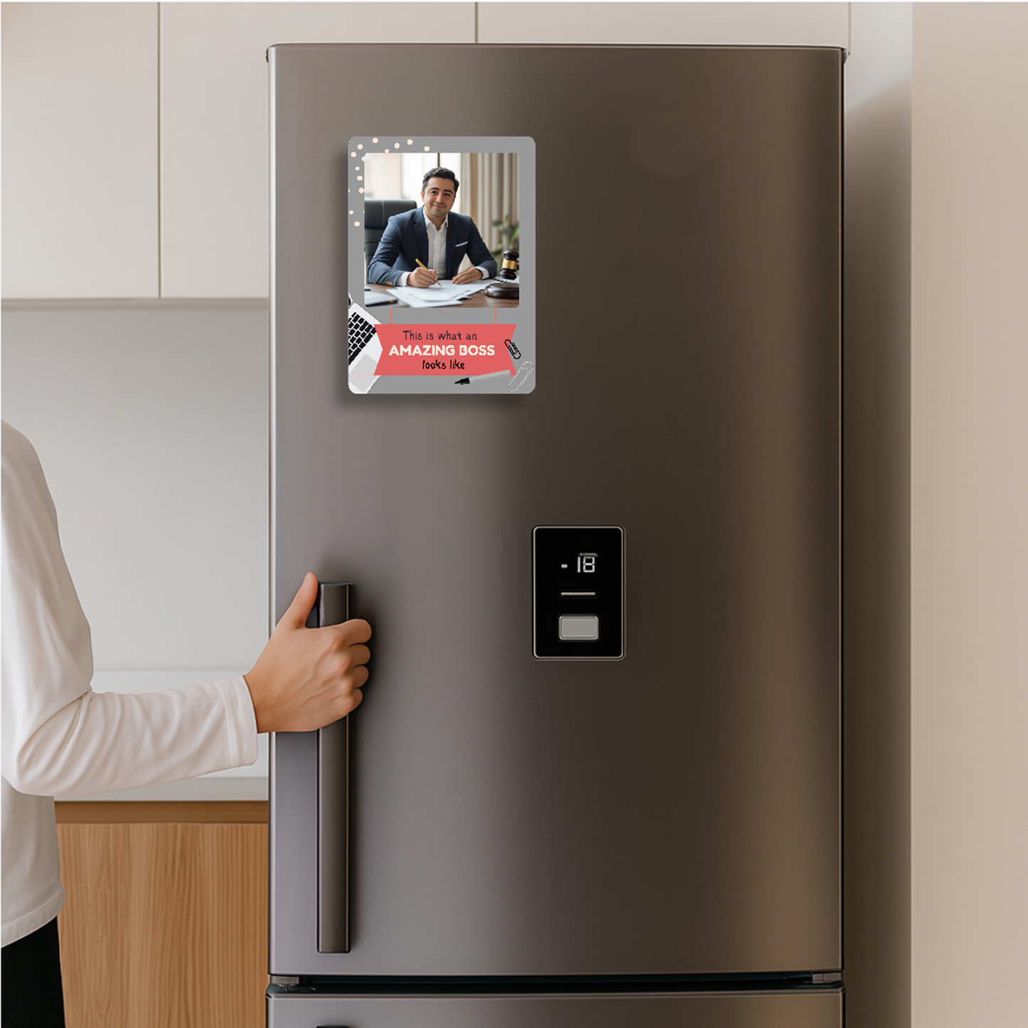 Amazing Boss Personalised Photo Magnet