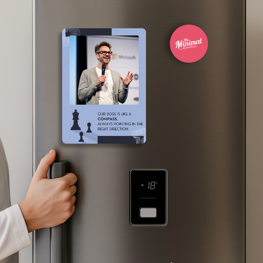 Best Boss Personalised Photo Magnet