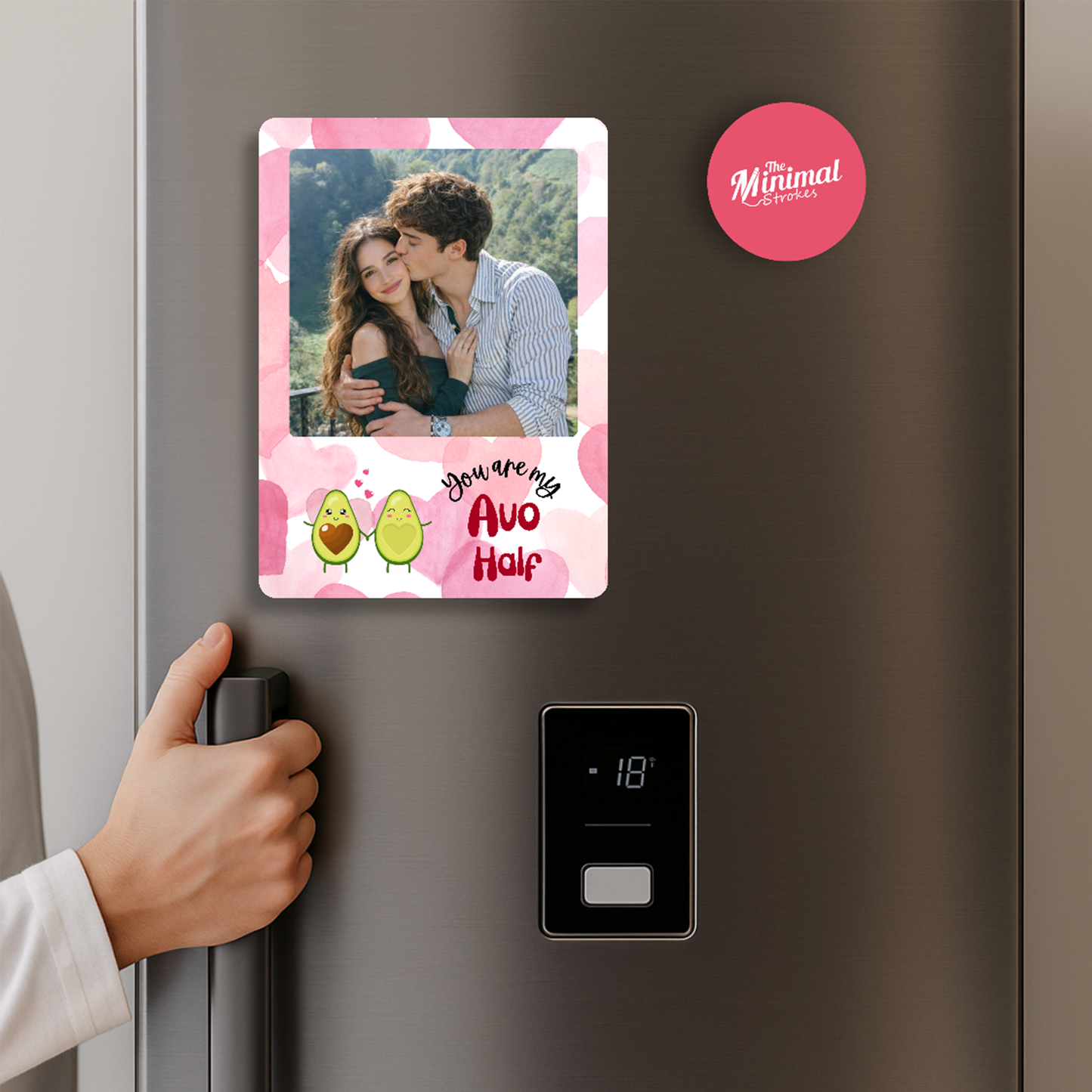 Better Avo-Half Couple Personalised Magnet