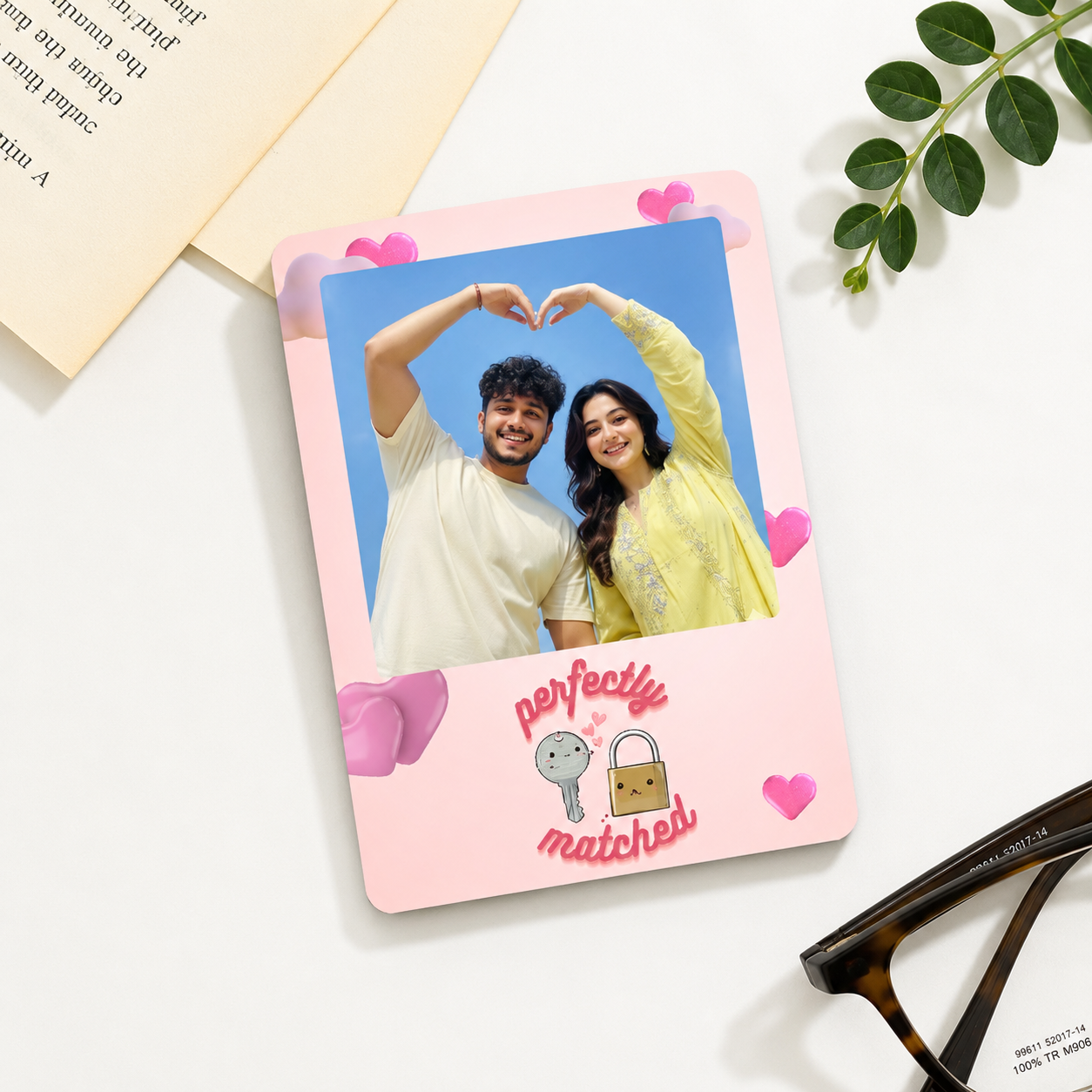 Perfectly Matched Couple Photo Magnet