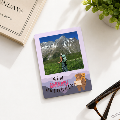 New Adventures Personalised Magnet