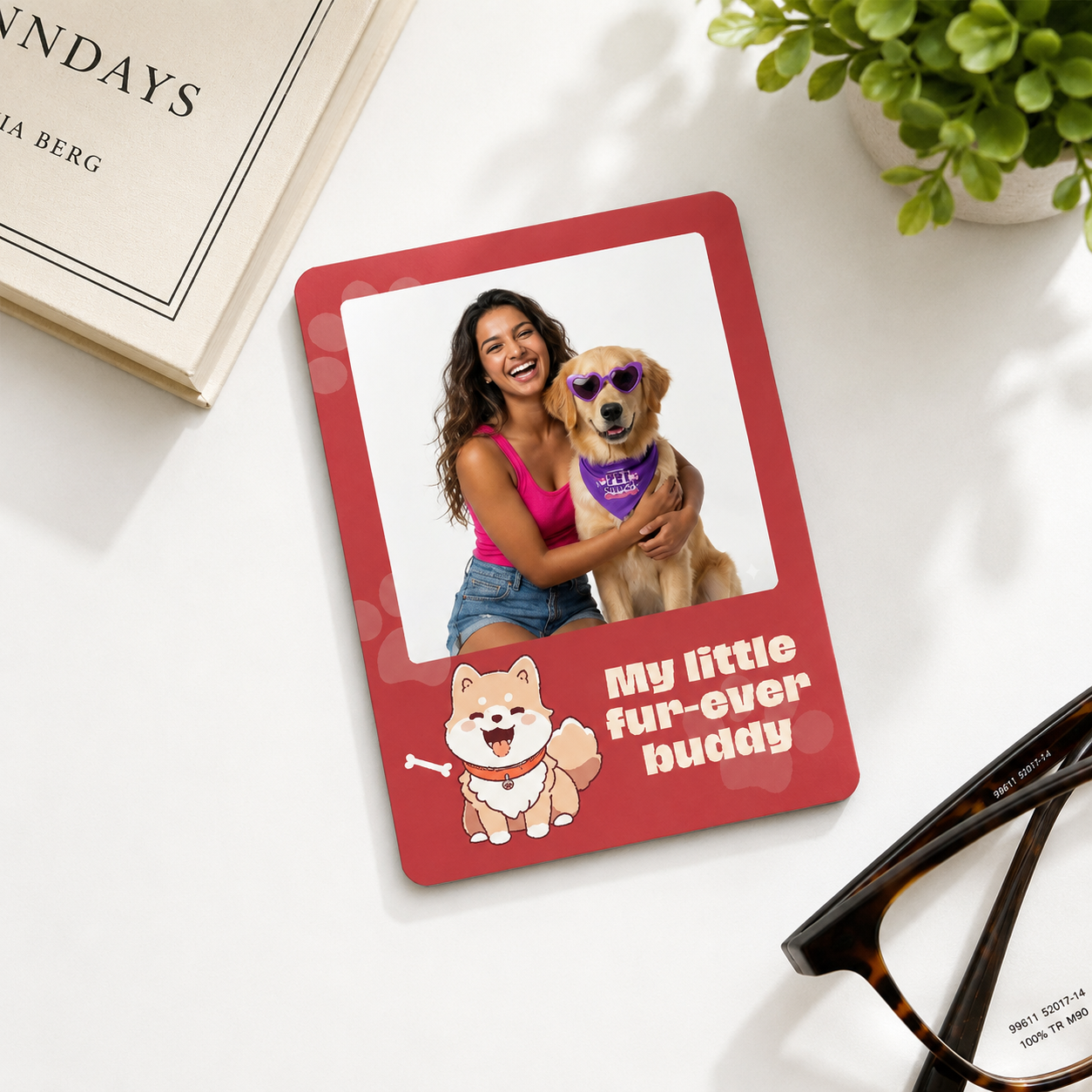 Fur-ever Buddy Pet Photo Magnet