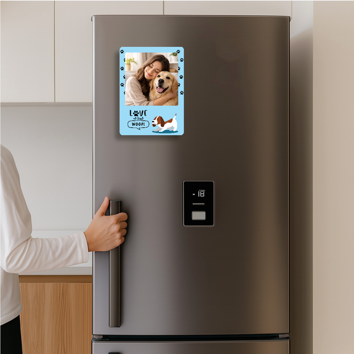 Love at First Woof Pet Magnet