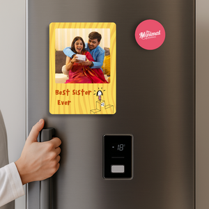 Best Sister Personalised Photo Magnet