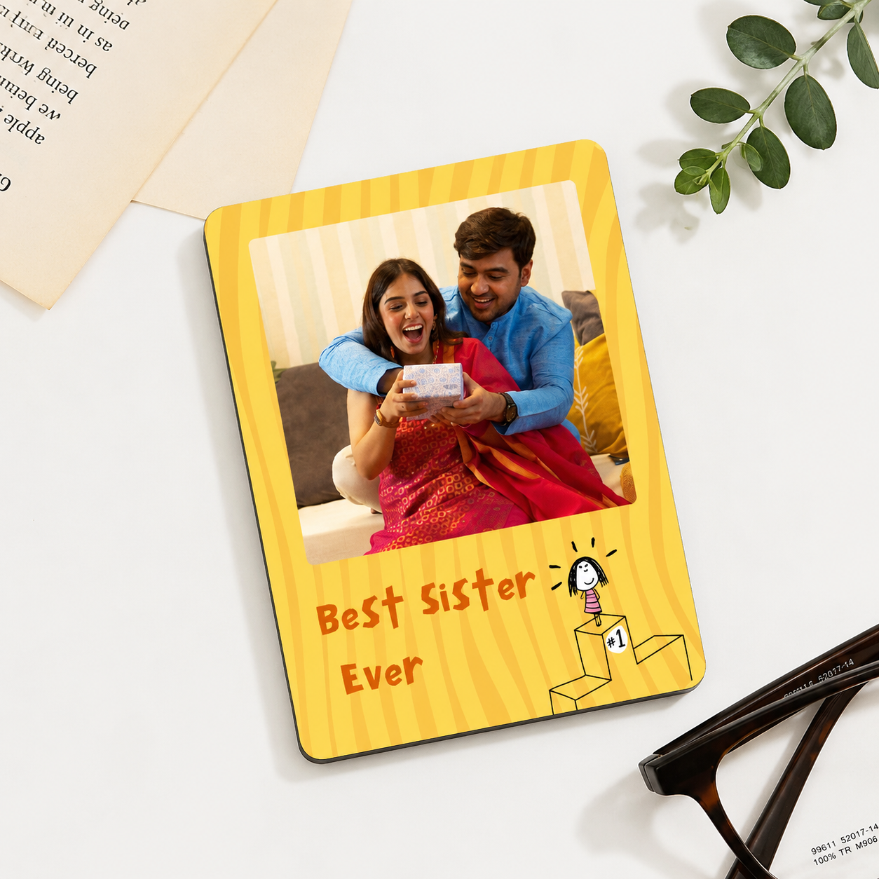 Best Sister Personalised Photo Magnet