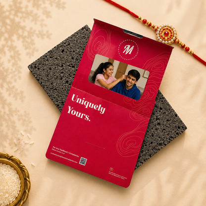 Certified Siblings Wallet Card – Personalized Rakhi Gift