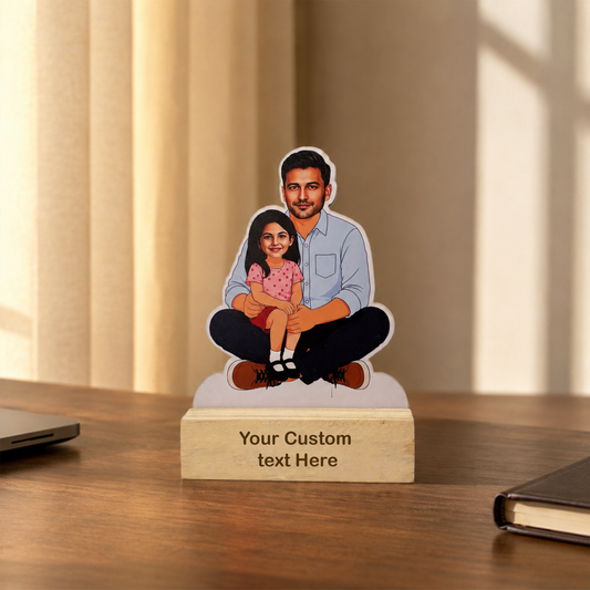 Personalized Special Bond Duo Caricature With Stand