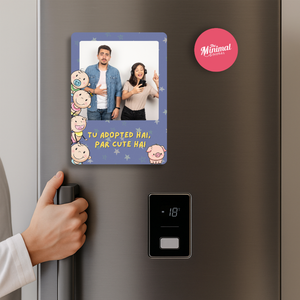 Adopted but Cute Sibling Personalised Magnet