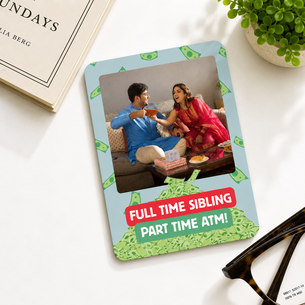Sibling ATM Personalised Photo Magnet