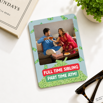 Sibling ATM Personalised Photo Magnet