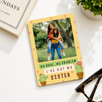 Superhero Sister Personalised Photo Magnet