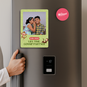 Gossip Partner Personalised Photo Magnet