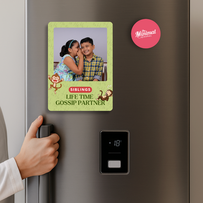 Gossip Partner Personalised Photo Magnet