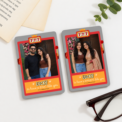 Combo-2 for Bhai & Bhabhi: Lucky To Have A Bhai Like You, Lucky To Have A Bhabhi Like You
