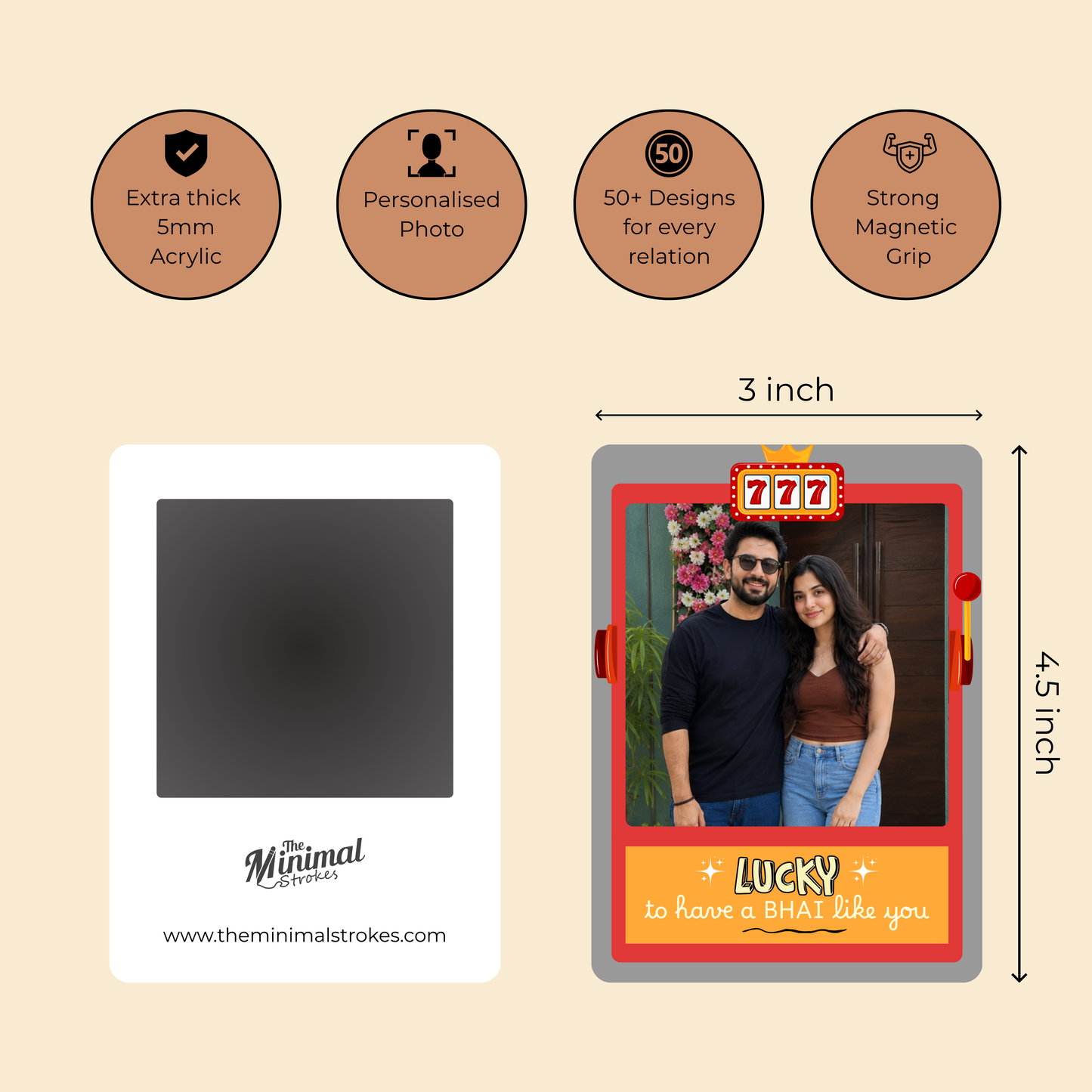 Combo-2 for Bhai & Bhabhi: Lucky To Have A Bhai Like You, Lucky To Have A Bhabhi Like You