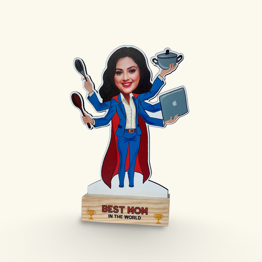 Caricature - Working SuperMom