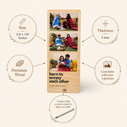 Personalised Photo Strip for Rakshabandhan