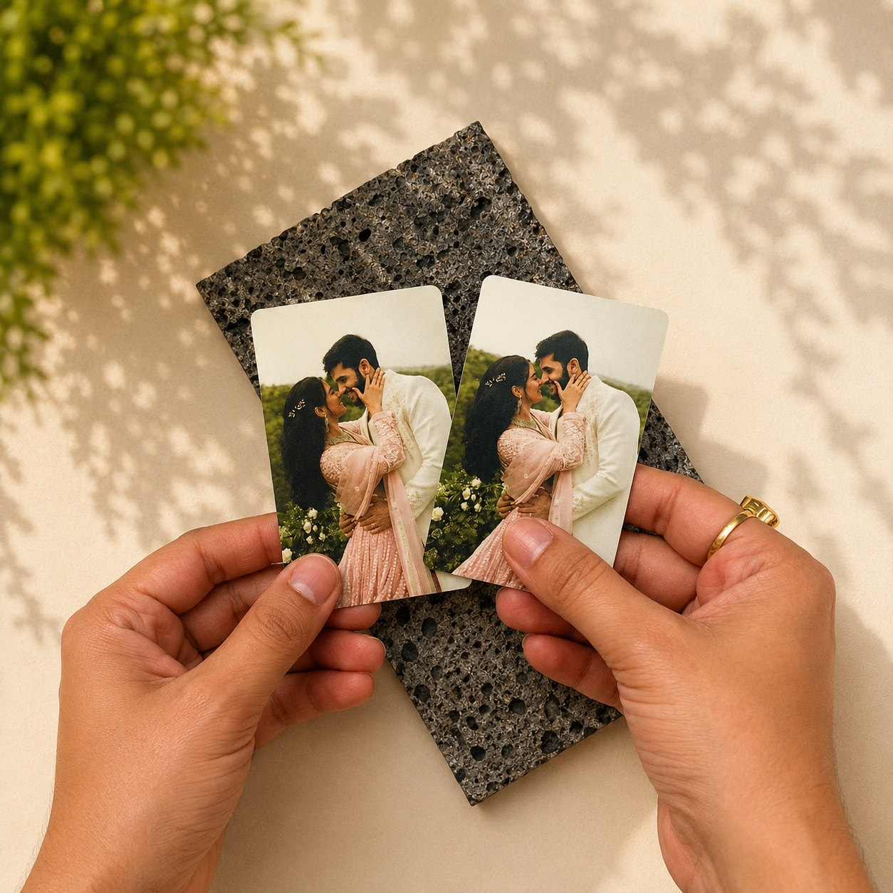 Personalised Couple Wallet Card - Set of 2 Cards