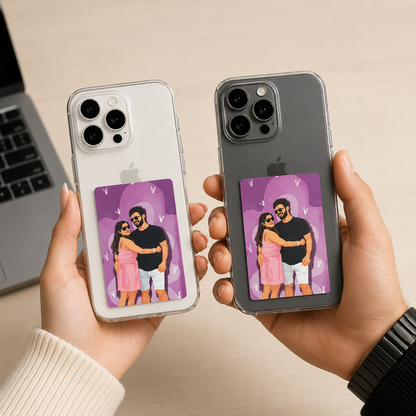 Personalised Couple Wallet Card - Set of 2 Cards