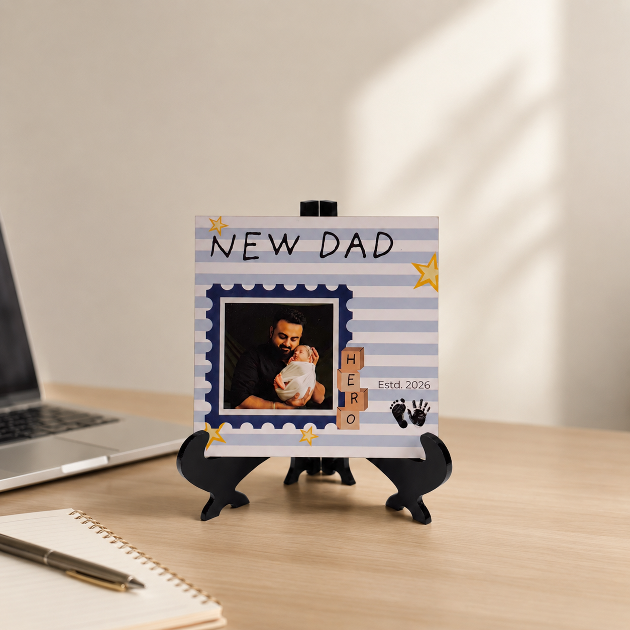 New Dad Frame - With Stand