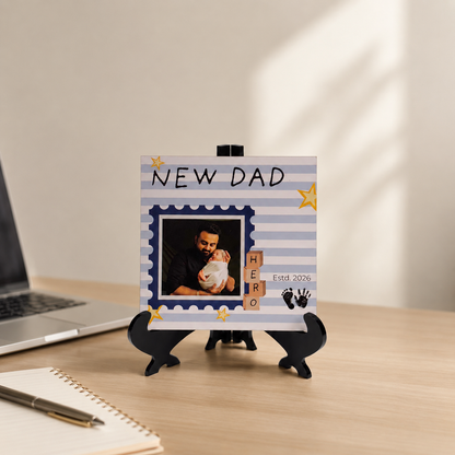 New Dad Frame - With Stand