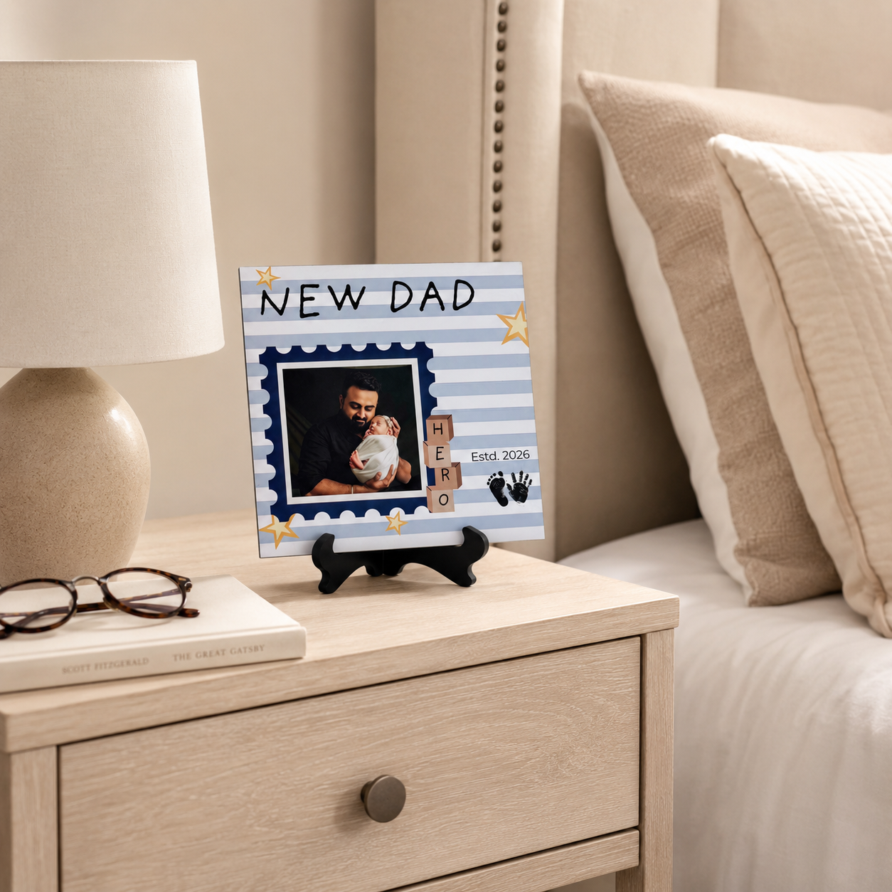 New Dad Frame - With Stand