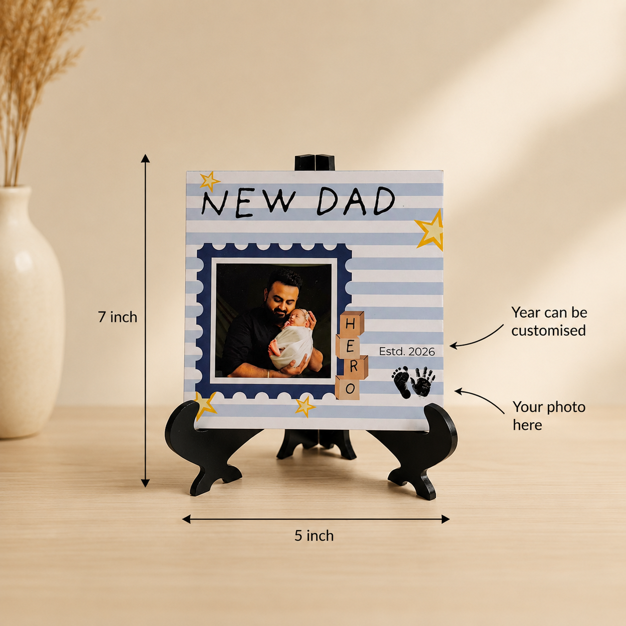 New Dad Frame - With Stand