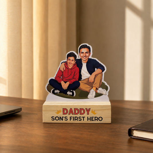 Caricature - Like Father, Like Son