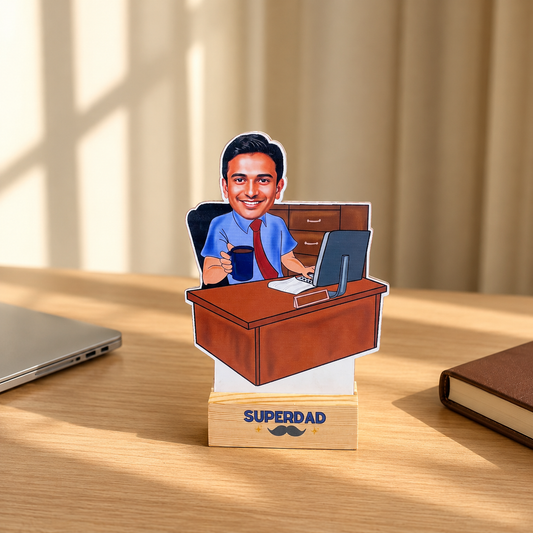 Caricature - Working Dad