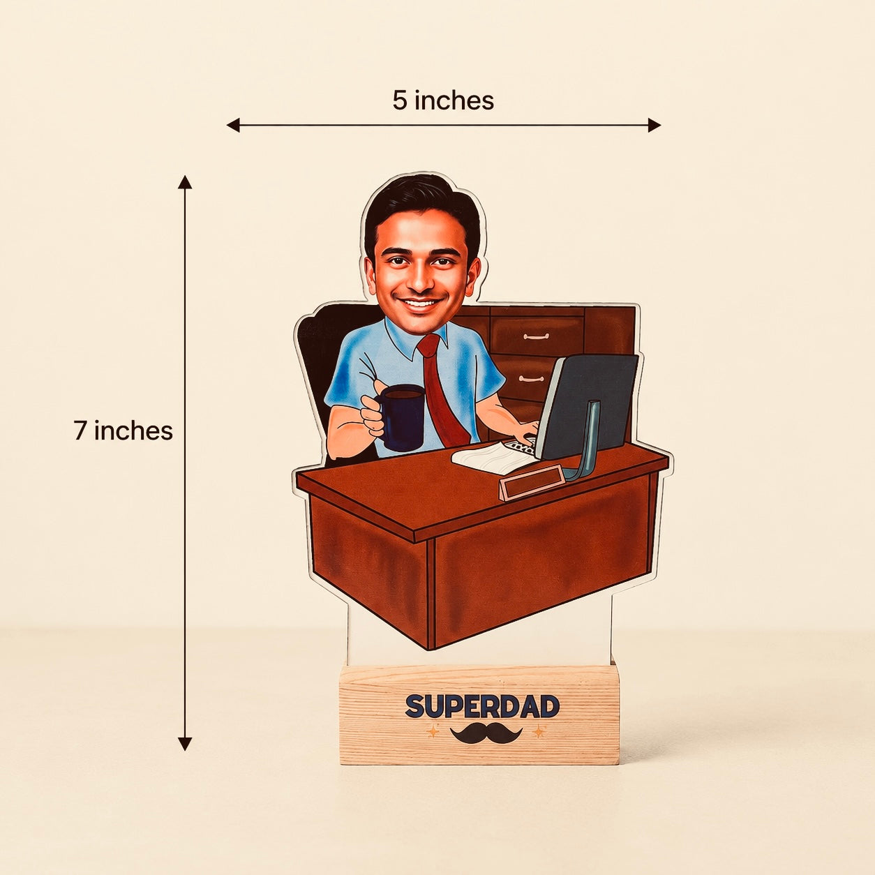 Caricature - Working Dad
