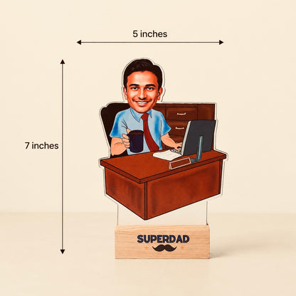 Caricature - Working Dad