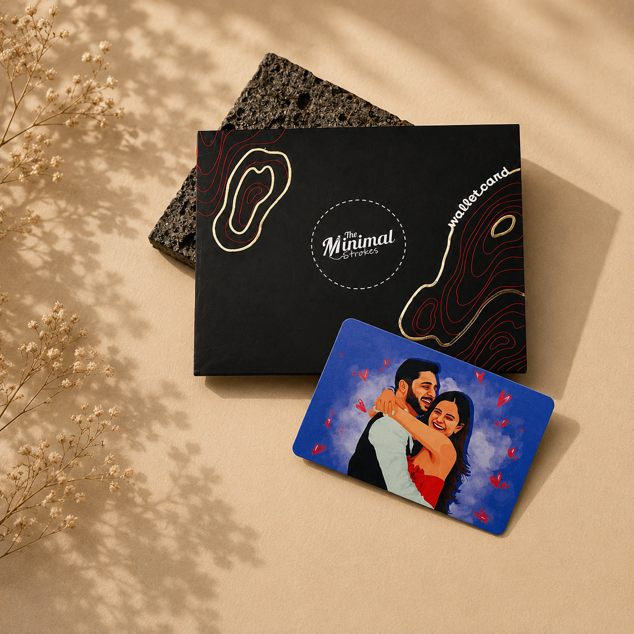 Custom Illustration Wallet Card