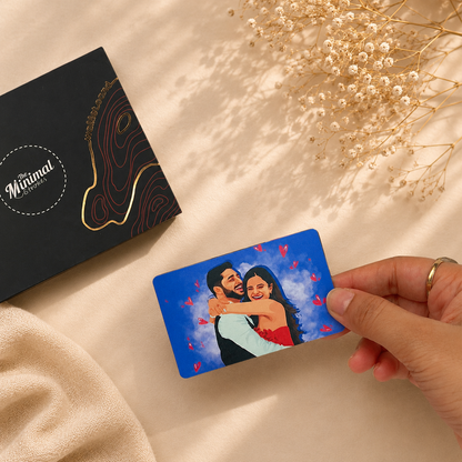 Custom Illustration Wallet Card